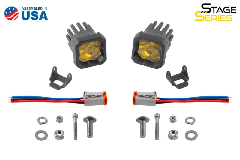 Diode Dynamics Stage Series C1 LED Pod Pro - Yellow Spot Standard ABL (Pair) thumbnail 6