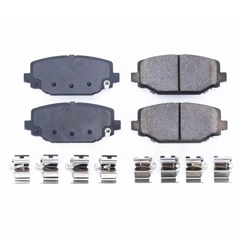 Power Stop 12-16 Chrysler Town & Country Rear Z17 Evolution Ceramic Brake Pads w/Hardware - 17-1596