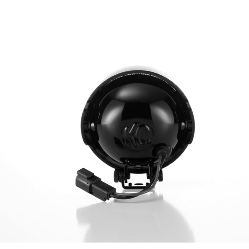 KC HiLiTES Rally 400 4in. Round Halogen Light 55w Spread Beam (Single) - Black thumbnail 5