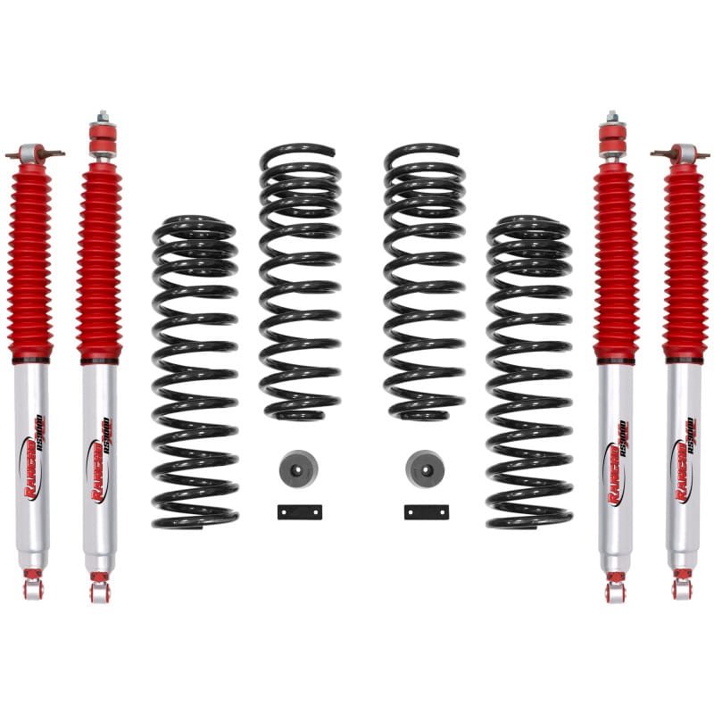Rancho 07-17 Jeep Wrangler Front and Rear Suspension System - Master Part Number / One Box - RS66119BR9
