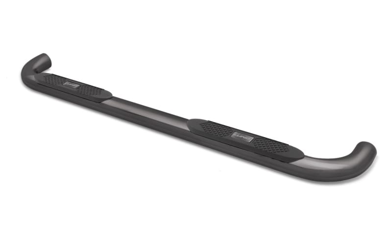 Lund 94-02 Dodge Ram 2500 Quad Cab 4in. Oval Curved Steel Nerf Bars - Black thumbnail 3