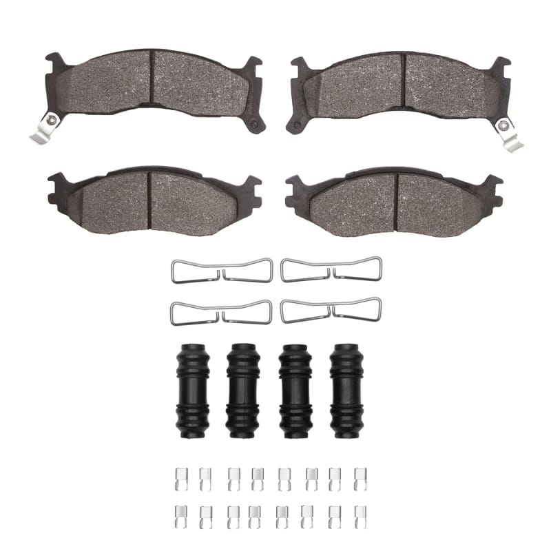 R1 91-95 Chrysler New Yorker Front Ceramic Pads & Hardware Kit