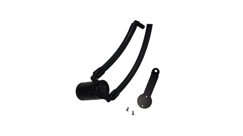 J&L 14-22 Jeep Cherokee 2.4L / 15-21 Jeep Renegade Driver Side Oil Separator 3.0 - Blk Anodized