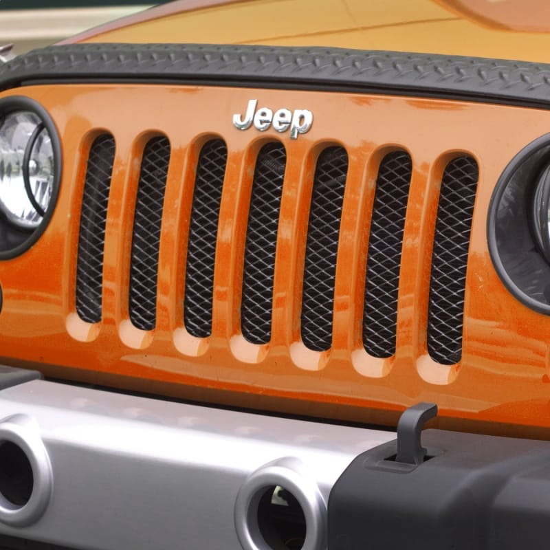 Rugged Ridge Mesh Grille Insert Black 07-18 Jeep Wrangler thumbnail 2
