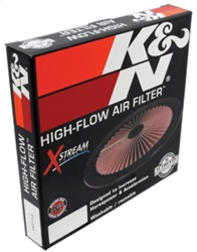 K&N X-Stream Top Filter Only 11in - Black thumbnail 2