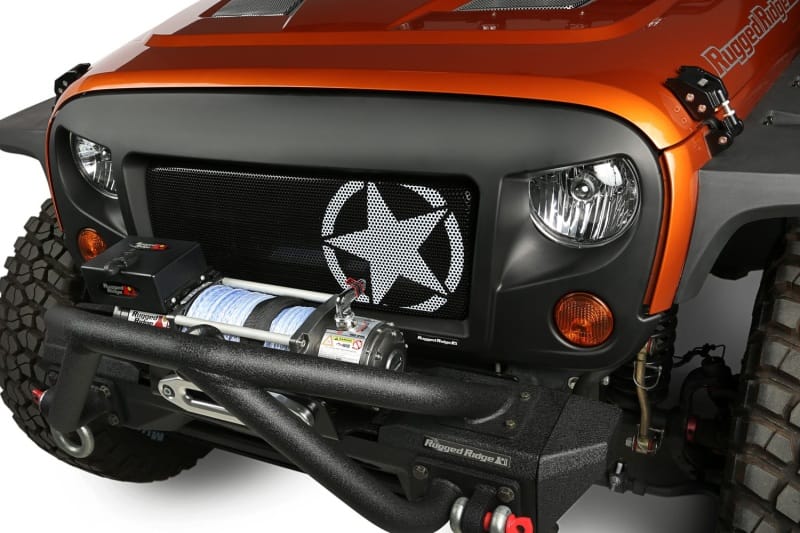 Rugged Ridge Grille Insert Star 07-18 Jeep Wrangler thumbnail 3