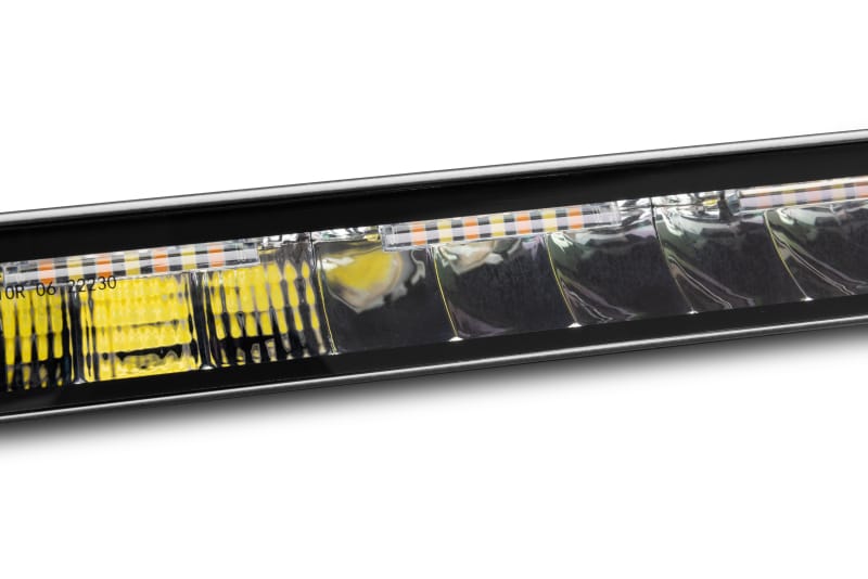 Go Rhino Xplor Blackout Combo Series Sgl Row LED Light Bar w/Amber (Side/Track Mount) 39.5in. - Blk thumbnail 3