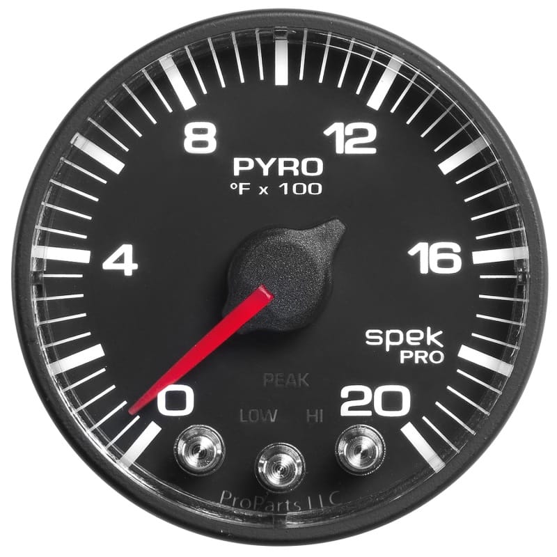 Autometer Spek-Pro 52.4mm 0-2000F Digital Stepper Motor Pyrometer Gauge thumbnail 3