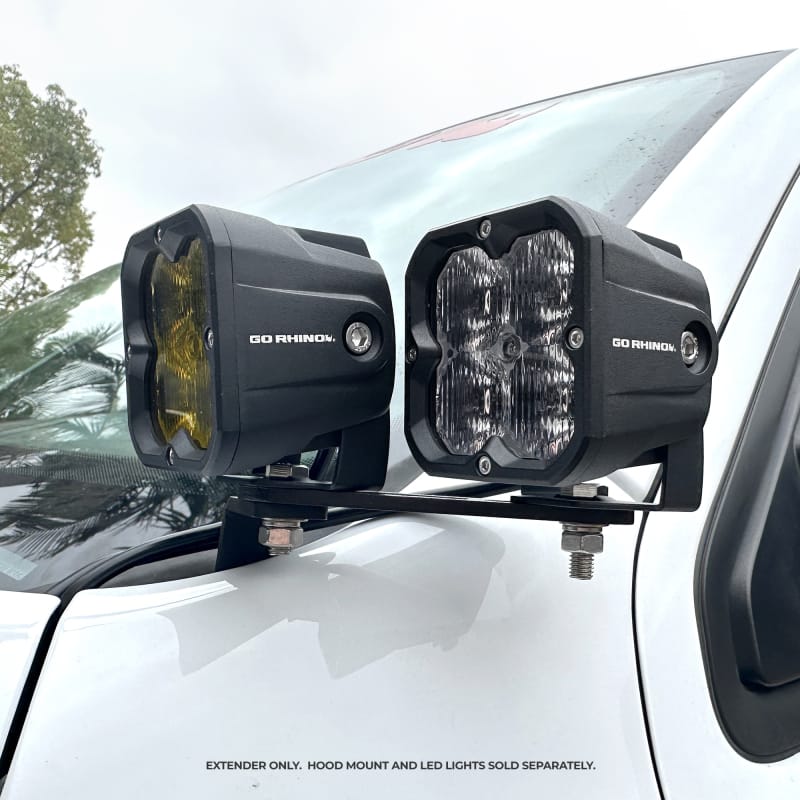 Go Rhino Universal XE Hood Hinge Cube Light Mount thumbnail 3