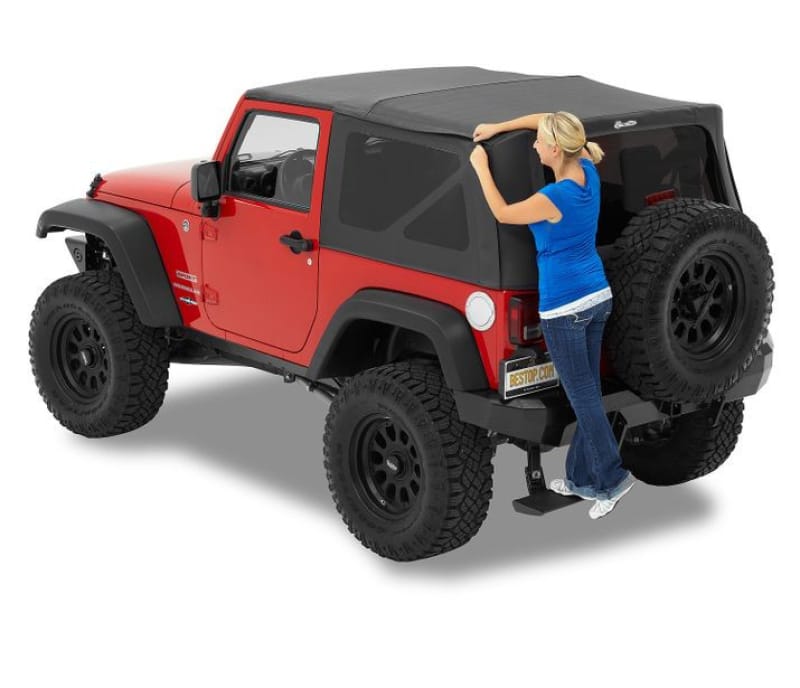 Bestop 07-18 Jeep Wrangler JK 2-Door Supertop (Black Diamond)