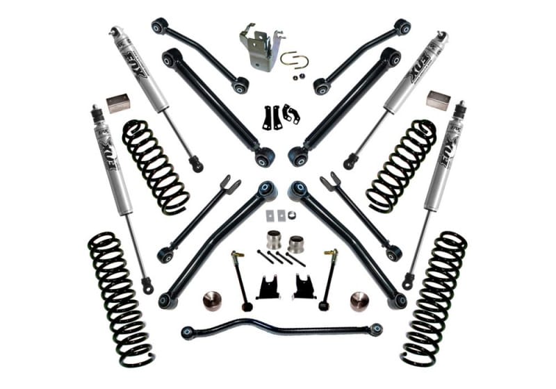 Superlift 07-18 Jeep Wrangler JK 2 Door 4in Lift Kit w/ Reflex Control Arms & Fox Shocks