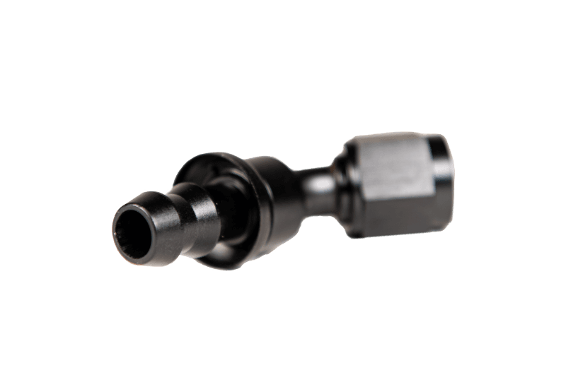 Fleece Performance Universal -6AN 45Deg to Hose Barb - Black thumbnail 5