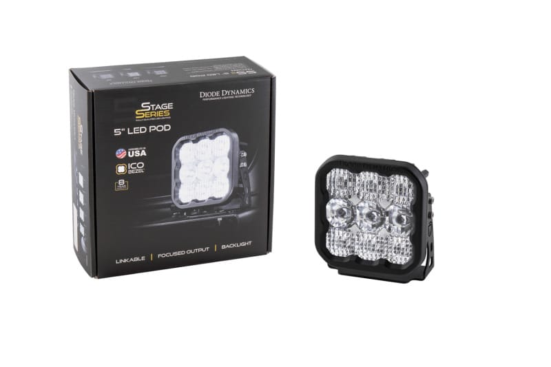 Diode Dynamics SS5 LED Pod Sport - White Spot (Single) thumbnail 5