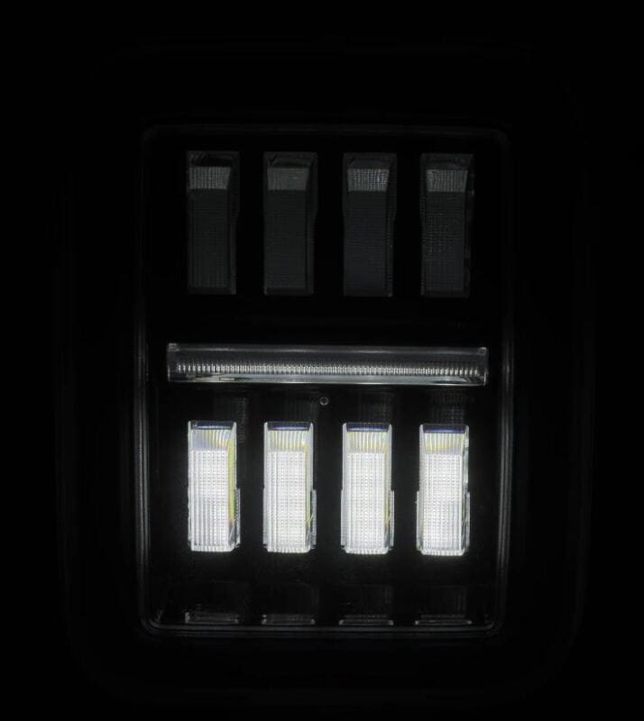 AlphaRex 19-24 Jeep Gladiator JT Nova-Series Prismatic LED Tail Lights - Black-Red thumbnail 7