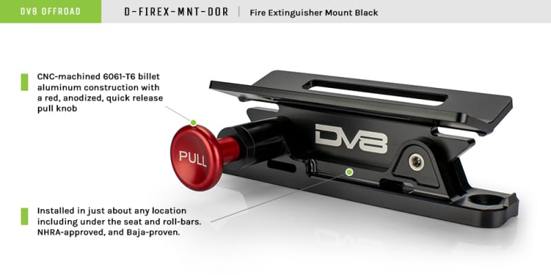 DV8 Offroad Quick Release Fire Extinguisher Mount thumbnail 5
