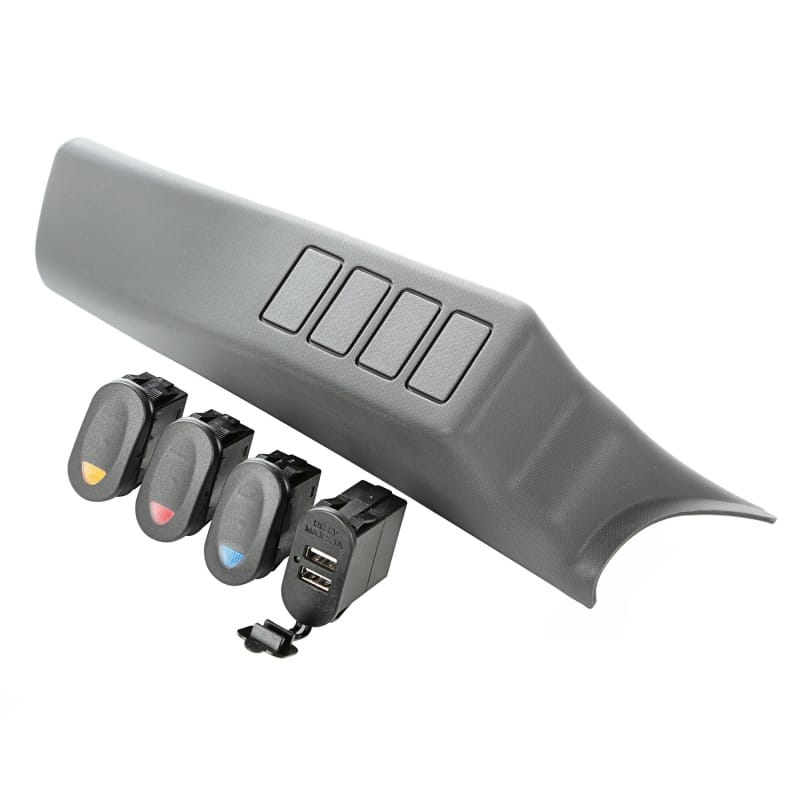 Rugged Ridge A-Pillar Pod Kit 3 Switch USB 07-10 JK/JKU thumbnail 2