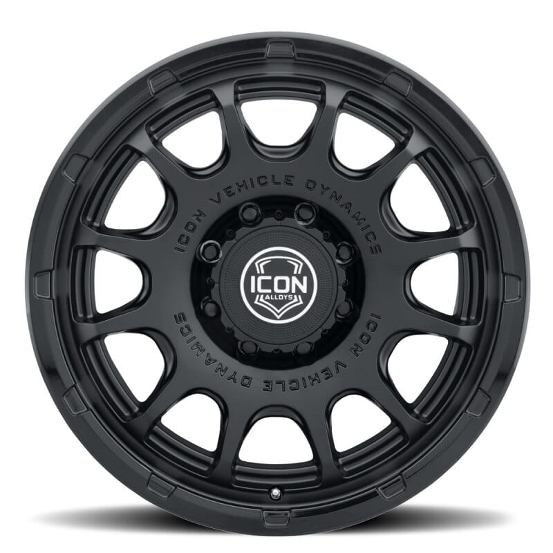 ICON Alloys Rancho 20x9 / 8x6.5 / 12mm / 5.5in BS DBL Black Wheel thumbnail 3