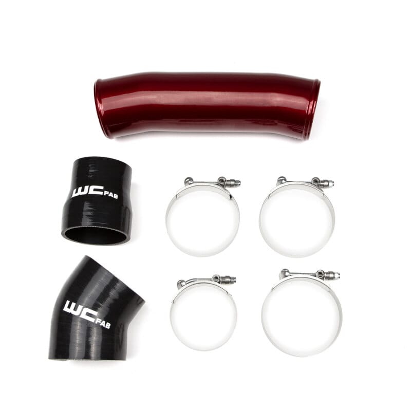 Wehrli 98.5-02 Cummins 5.9L Passenger Side 3.5in Intercooler Pipe - Semi-Gloss Black