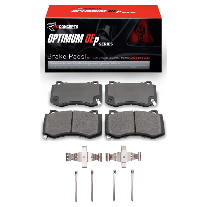 R1 05-23 Chrysler 300 Front Optimum OE Brake Pads & Hardware Kit - 2551-1149-01