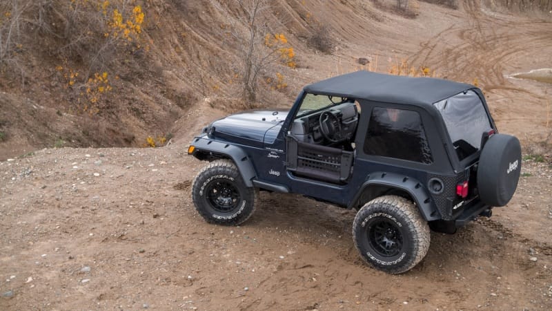 Rugged Ridge 97-06 Wrangler TJ Voyager Soft Top 2DR - Black Diamond thumbnail 2