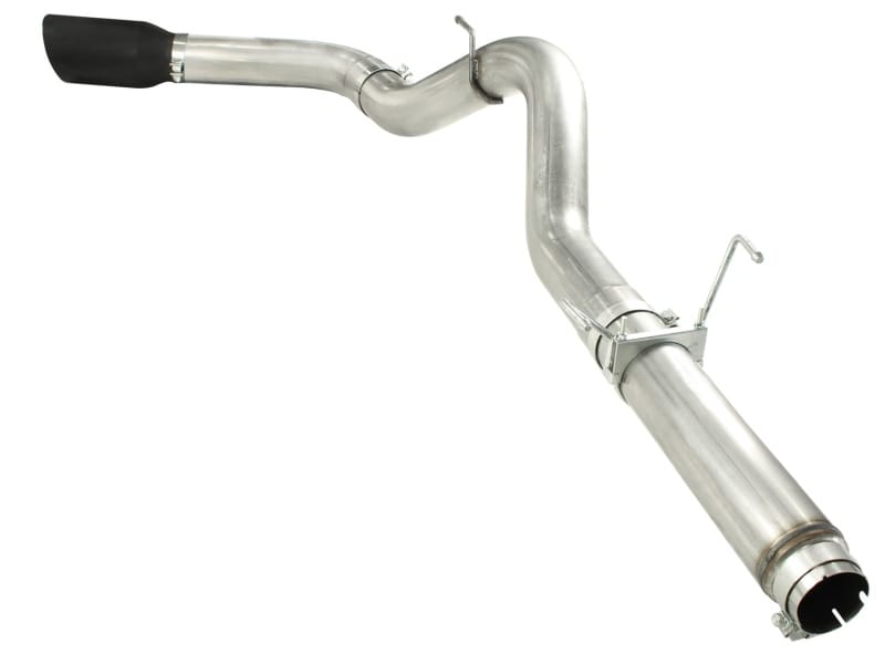 aFe MACHForce XP 5in DPF-Back 409SS Exhaust Dodge Diesel Trucks 07.5-12 L6-6.7L (td) Black Tip thumbnail 2