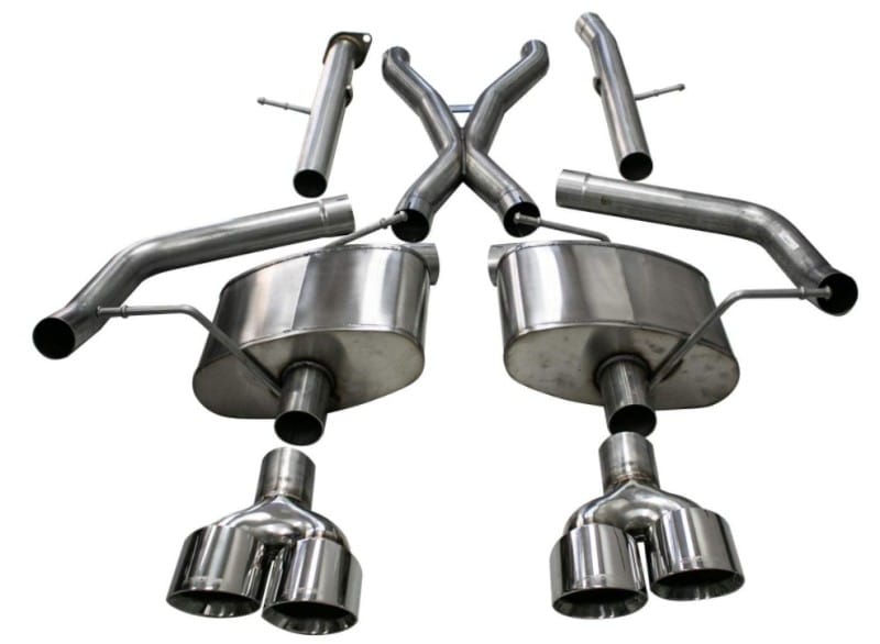 Corsa 18-21 Jeep Grand Cherokee TrackHawk 6.2L Xtreme Cat-Back Dual Rear Exit w/4.5in Polished Tips thumbnail 2
