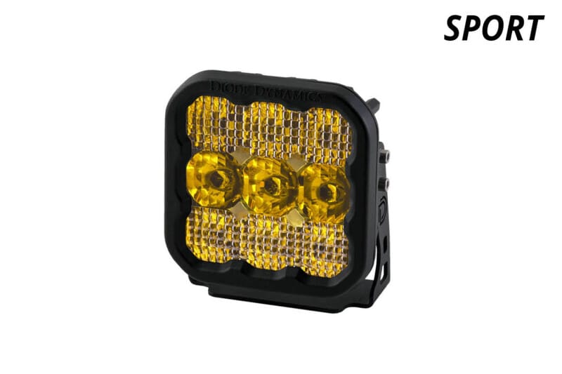 Diode Dynamics SS5 LED Pod Sport - Yellow Flood (Single) thumbnail 2