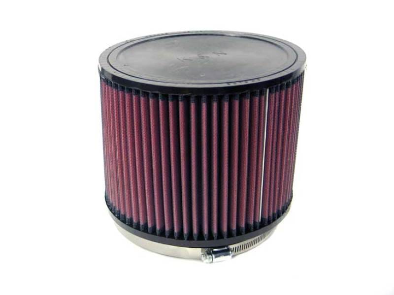 K&N Universal Rubber Filter 6in Flange ID / 7.5in OD / 6in Height / Round Straight