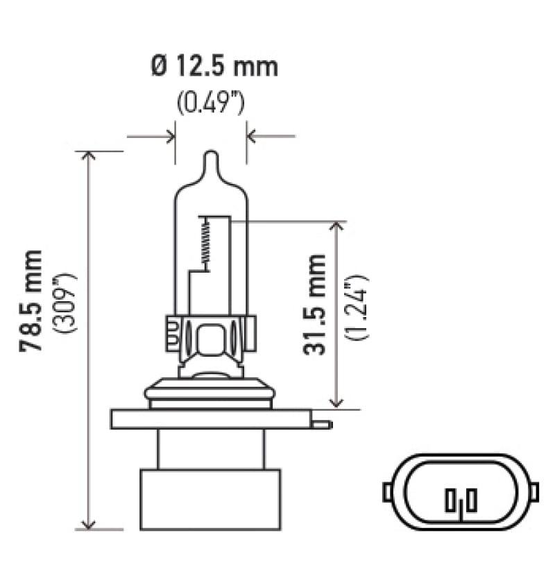 Hella Bulb 9005XS 12V 100W XEN WHT XB (2) thumbnail 3