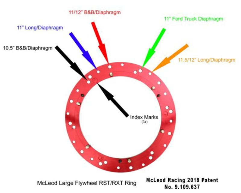 McLeod Racing RST HD Twin - For Large Diameter Flywheel - Red Ring - 1 x 23 Spline thumbnail 2