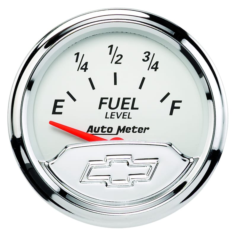 Autometer Arctic White GM 5 Pc Kit Box w/ Mech Speedo, Elec Oil Press, Water Temp, Volt, Fuel Level thumbnail 2