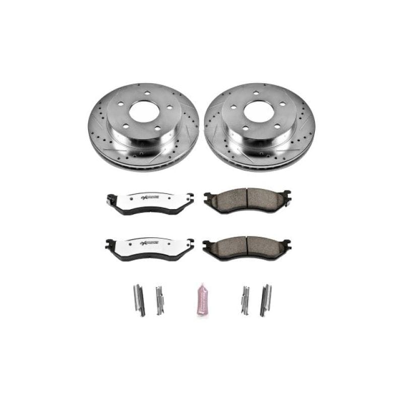 Power Stop 00-01 Dodge Ram 1500 Front Z36 Truck & Tow Brake Kit - K5142-36