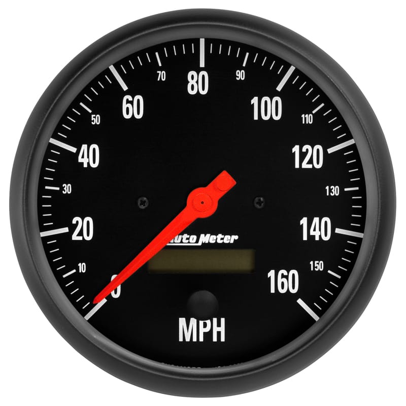 Autometer Z-Series 0-160MPH 5in. Electric Programmable W/LCD ODO Speedometer Gauge