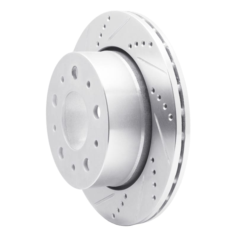 R1 14-21 Ram Promaster 2500 Rear Left Drilled & Slotted Silver Brake Rotor - 631-40117L thumbnail 2