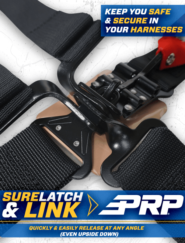PRP 4.2 Harness with Latch / Link Lap Belt- Blue thumbnail 2