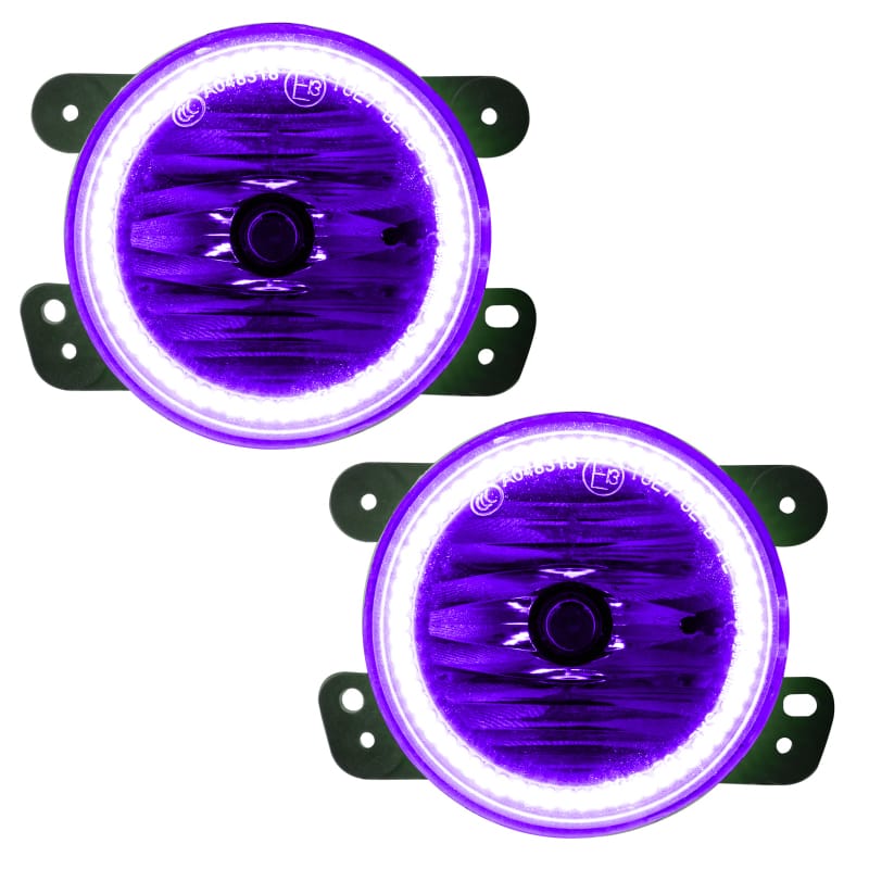 Oracle 07-17 Jeep Wrangler LED Fog Light Halo Kit - UV/Purple thumbnail 2