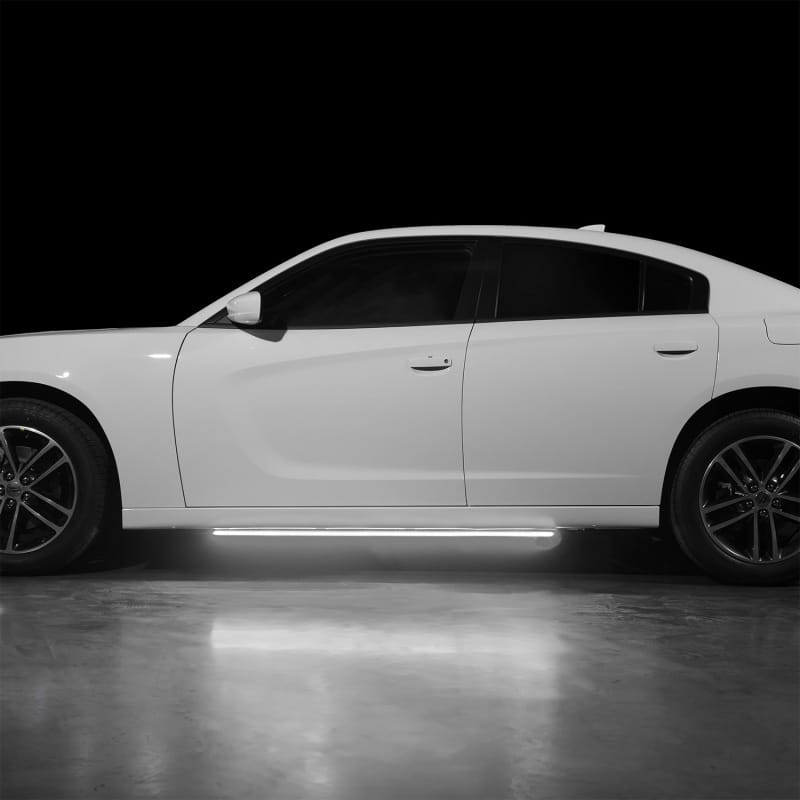 Putco 11-23 Dodge Charger Police Pursuit Blade Rocker Kits Sideliners - Red/Blue w/ White Override thumbnail 2