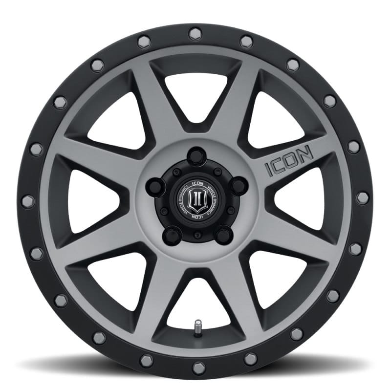 ICON Rebound 17x8.5 5x4.5 0mm Offset 4.75in BS 71.5mm Bore Titanium Wheel thumbnail 2