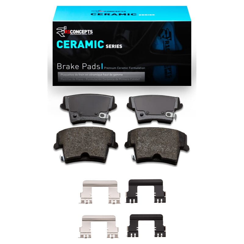 R1 06-14 Dodge Charger Rear Ceramic Pads & Hardware Kit