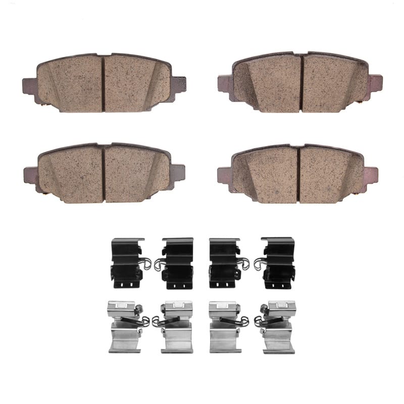 R1 2018-2025 Jeep Wrangler Rear Performance Off-Road/Tow Brake Pads & Hardware Kit - 2400-2172-01