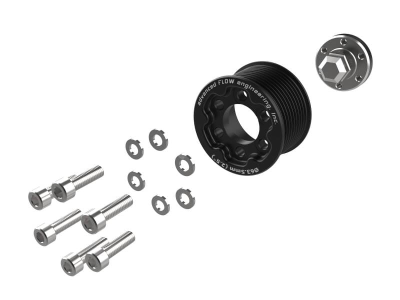 aFe 15-23 Dodge Challenger / 15-23 Dodge Charger SRT Hellcat 2.50in Supercharger Power Pulley Kit thumbnail 2
