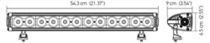 Hella Value Fit Design 12in LED Light Bar - Combo Beam thumbnail 3
