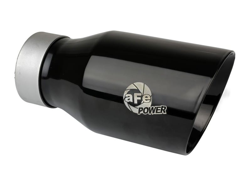 aFe 20-21 Jeep Wrangler Large Bore-HD 3in 304 Stainless Steel DPF-Back Exhaust System - Black Tip thumbnail 3