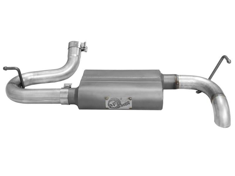 aFe Scorpion Exhaust System Axle Back Aluminized Hi-Tuck 07-17 Jeep Wrangler JK V6 3.6/3.8L thumbnail 2