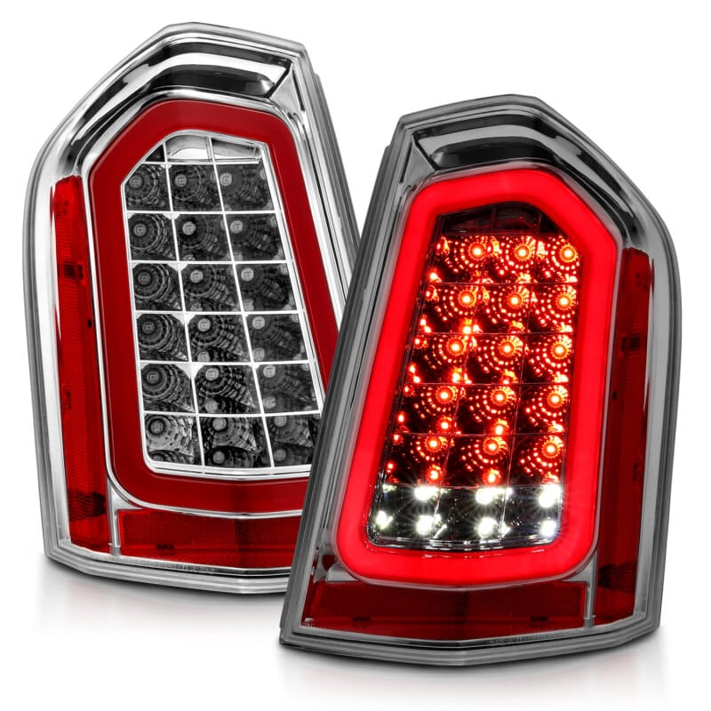 ANZO 11-14 Chrysler 300 LED Taillights Chrome w/ Sequential thumbnail 6