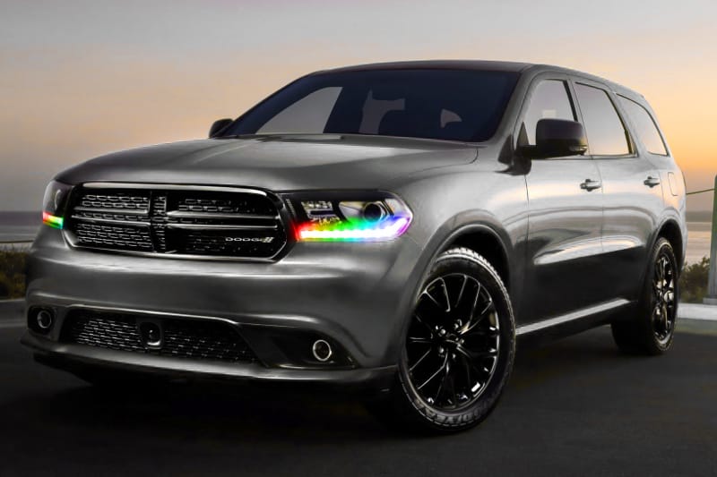Oracle 16-20 Dodge Durango Dynamic RGB Headlight DRL Upgrade Kit - ColorSHIFT - Dynamic thumbnail 3