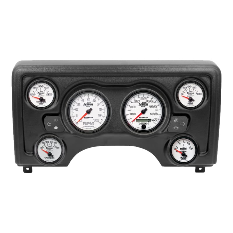 Autometer Phantom II Direct Fit Dash Kit 97-06 Jeep TJ (2 x 3-3/8in. / 4 x 2-1/16in.)