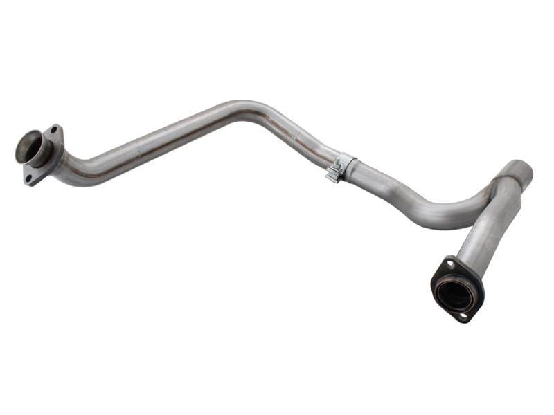 aFe Power Twisted Steel Y-Pipe Stainless Steel 2.5in 12-14 Jeep Wrangler V6 3.6L thumbnail 2