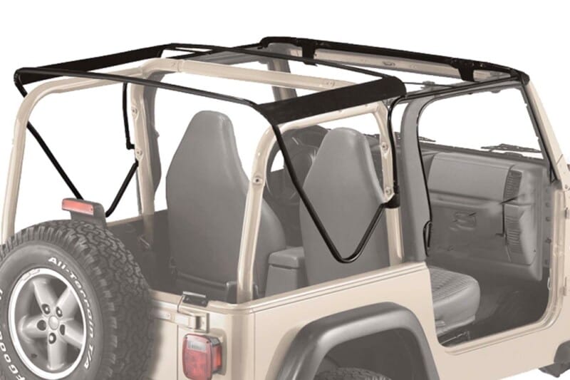 Bestop 97-06 Jeep Wrangler TJ Exc Unlimited Bow & Fdodge Rame Hardware Kit (Factory Style Repment) thumbnail 2