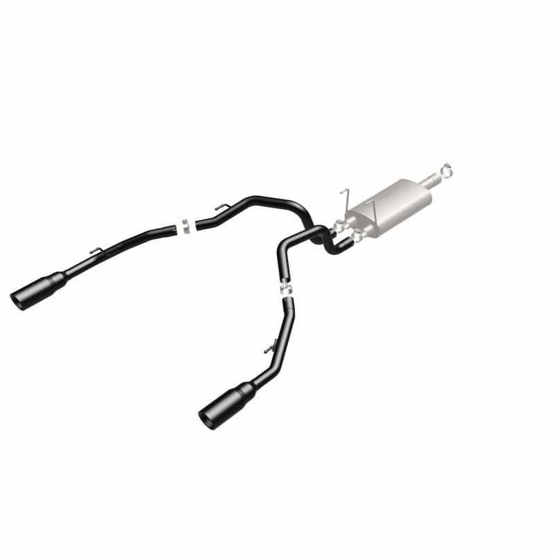 Magnaflow 09-15 Dodge Ram 1500 V8 Dual Spilt Rear Exit Black Stainless C/B Perf Exhaust thumbnail 2